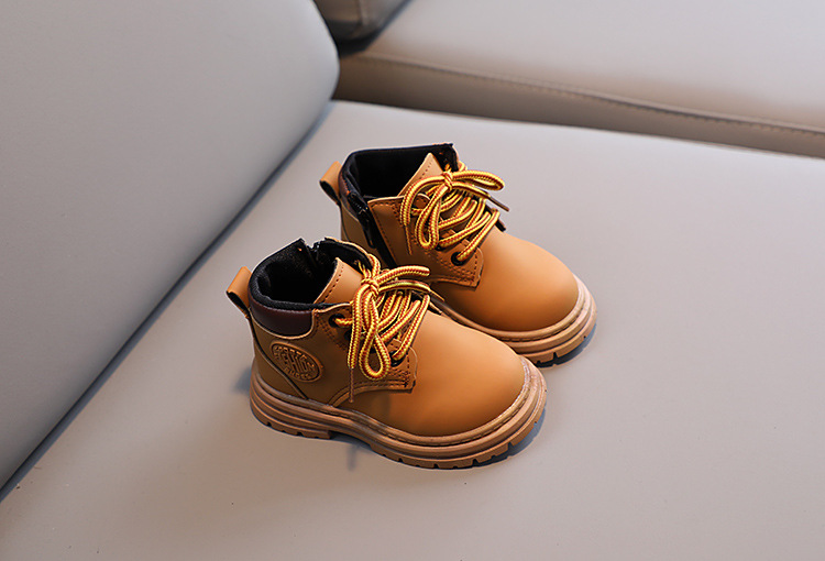 Martin 2023 Autumn/Winter New Children's Shoes Girls' Baby Little Yellow Boots Boys' Casual Soft_voghion.com