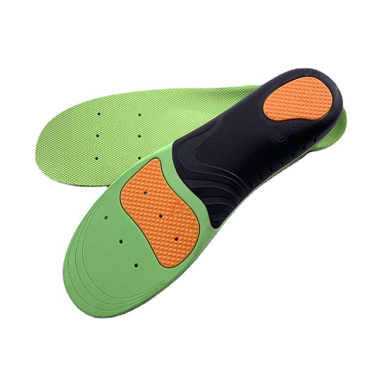 Plantillas ortopédicas de PU con soporte de arco, de alta elasticidad, para pies planos, cómodas, suaves, correctoras, amortiguadoras, transpirables, para deportes de hombres y mujeres.
