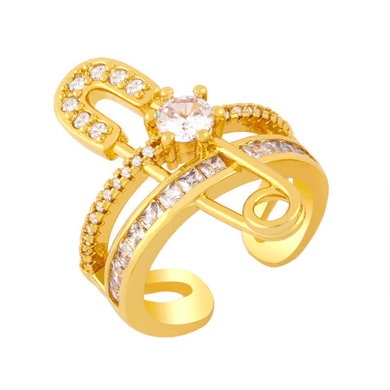 Bague Ajustable Avec Ouverture Trombone display picture 4