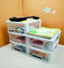 Cosmetics stationery desktop storage box drawer dustproof transparent finishing bedroom plastic large capacity multi -layer