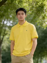 RL Polo Shirt with Embroidered Pony Logo Classic Short Sleeve Casual Top
