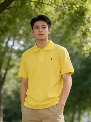 RL Polo Shirt with Embroidered Pony Logo Classic Short Sleeve Casual Top