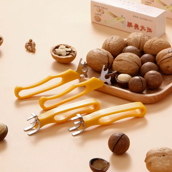 Stainless Steel Walnut Clip Peeling Lin'An Pecan Clip Whole Shell Peeler Nut Shelling King Walnut Clip