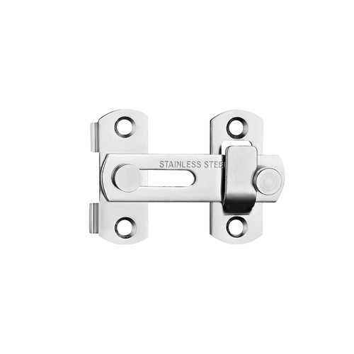 Buckle door latch door latch household bathroom door bolt simple black 90 degree lock stainless steel door buckle accessories