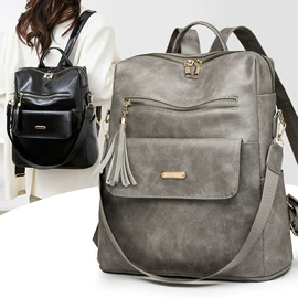 女士双肩包;通用双肩背包;中大学生书包