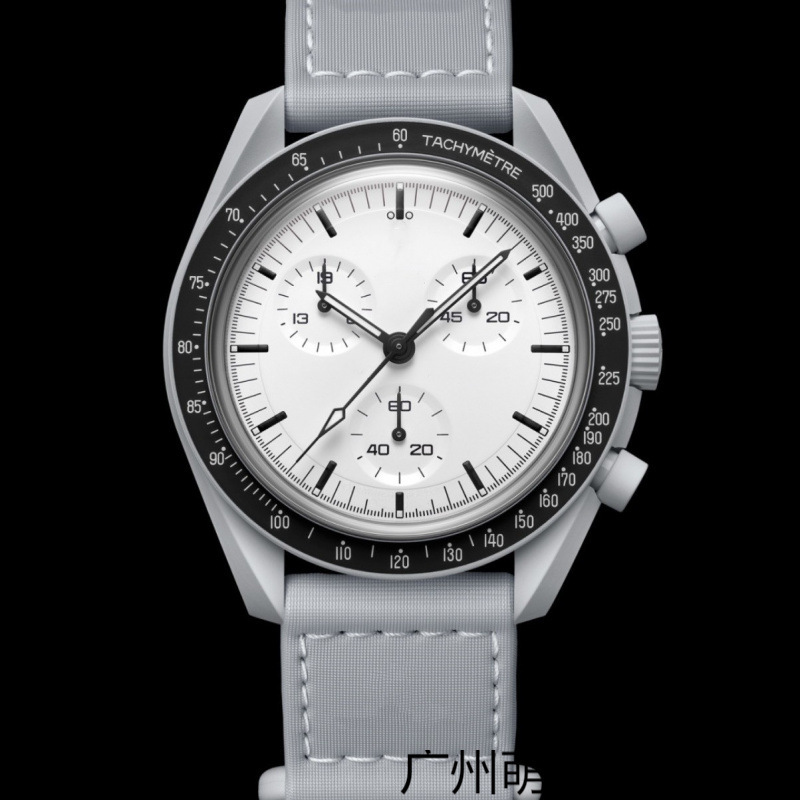 New Cross-Border Men's Fashion Hot Model Moon Mercury Joint Model Planet Space Casual Chronograph Six-Pin Quartz Watch