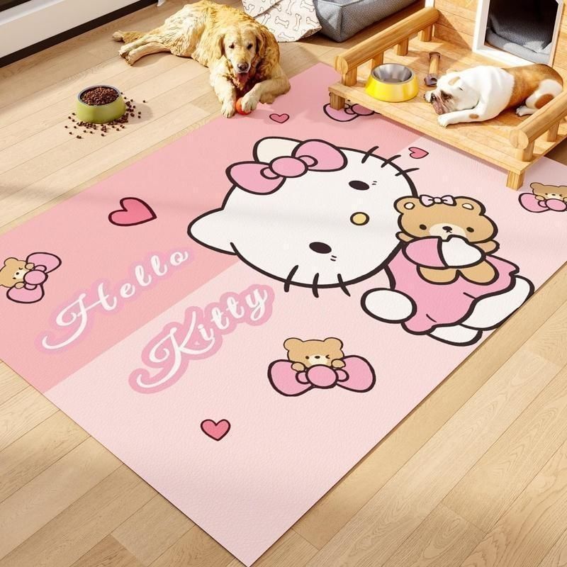 New pet feeding mat made of waterproof leather, urine-resistant and dirt-proof carpet, special non-slip floor mat for dogs and cats
