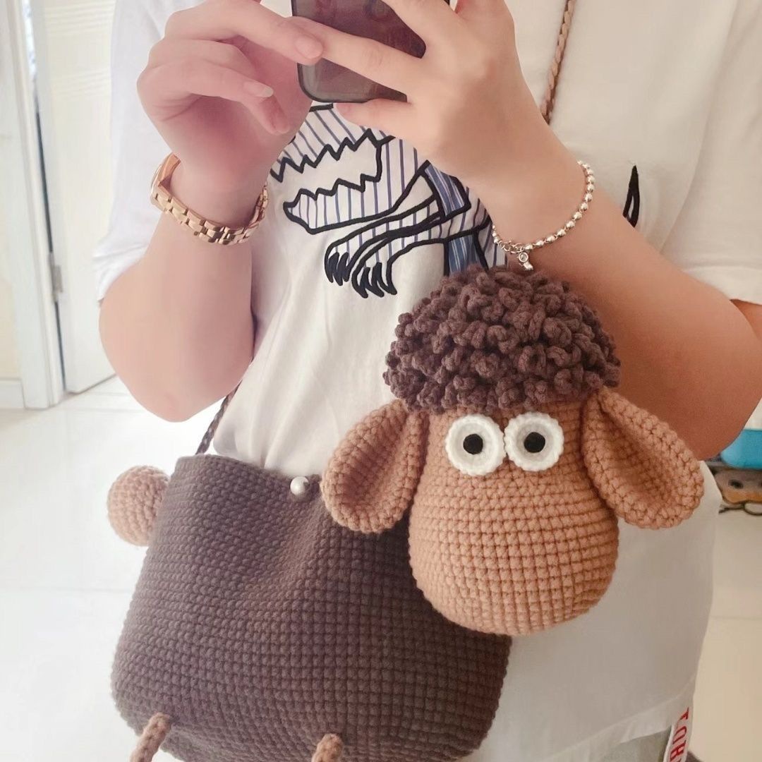 브라운_소재패키지(소사이즈) 15*20 울 색상차이 정상입니다