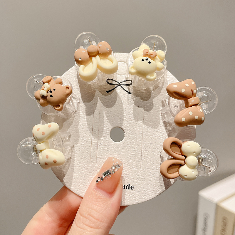 Lado flequillo clip horquilla Mini tamaño pequeño clip femenino frente trenzado pelo clip tocado verano princesa cabeza horquilla