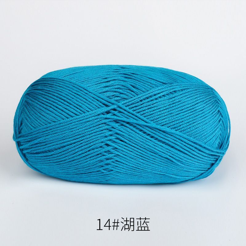 14 레이크 블루*32S*라이트 러쉬*6*코튼 클리어