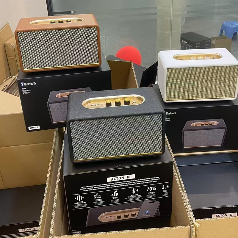 クロスボーダー爆金m 18 bluetoothスピーカー大型馬acton 3レトロ皮革高颜値デスクトップ重サブウーファ音響|undefined
