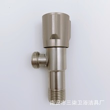 厂家批发四分不锈钢角阀马桶三角阀洗菜盆洗脸盆止水冷热水三角阀