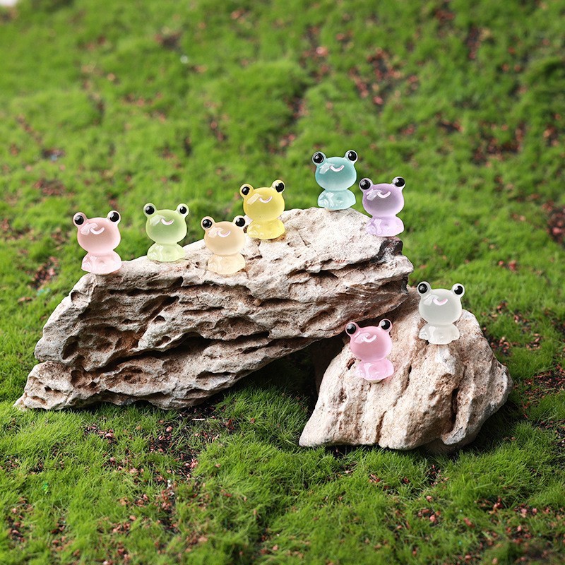 Explosiones de color mezcla de dibujos animados hechos a mano pequeños animales colección de micro paisaje pequeños accesorios de joyería de resina diy