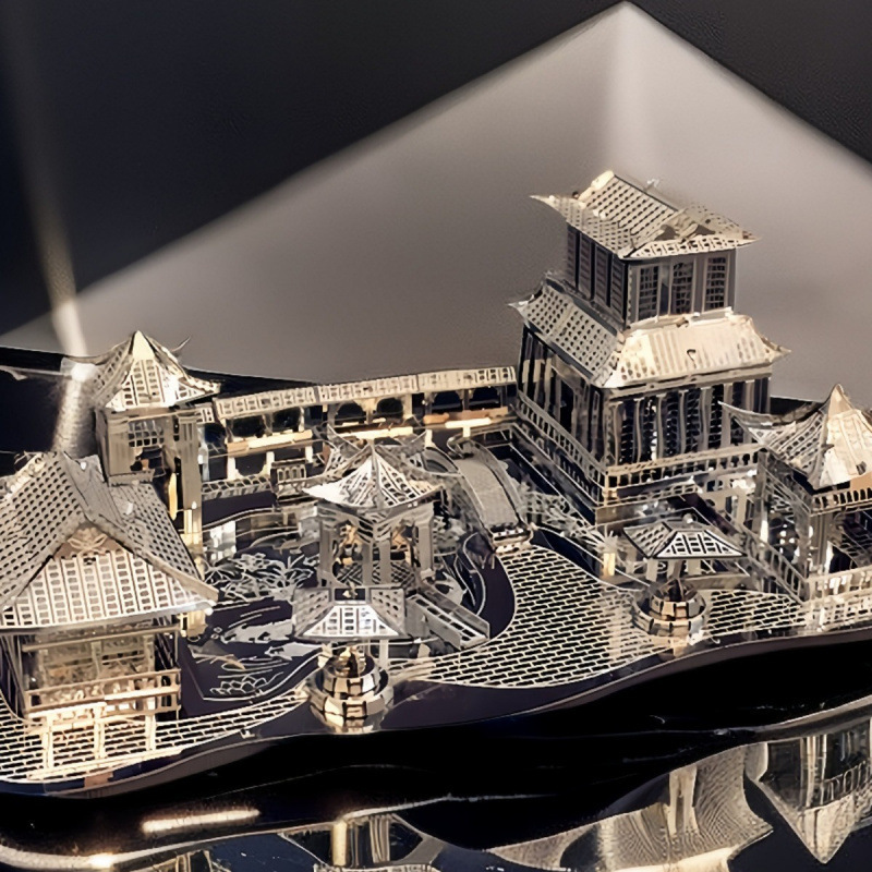New Suzhou Garden Model High Difficulty 3D Three-Dimensional Metal Building Block Handmade Puzzle Creative New Suzhou Garden Model High Difficulty 3D Three-Dimensional Metal Building Block Handmade Puzzle Creative