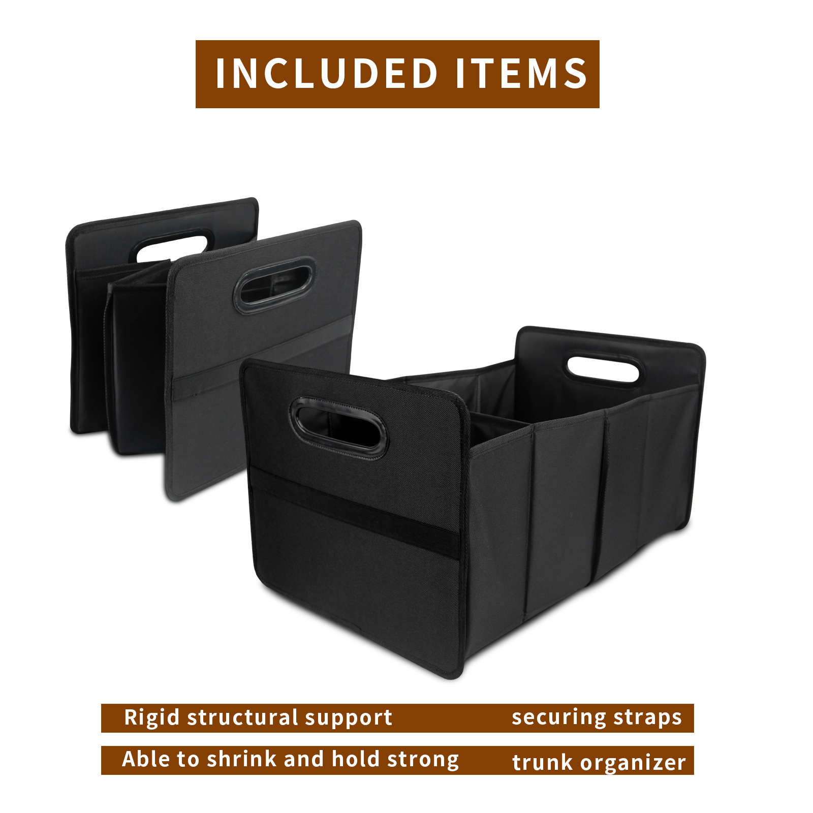 Caja de almacenamiento plegable del asiento trasero del coche caja de almacenamiento central oxford paño caja de almacenamiento de artículos diversos caja transfronteriza venta caliente