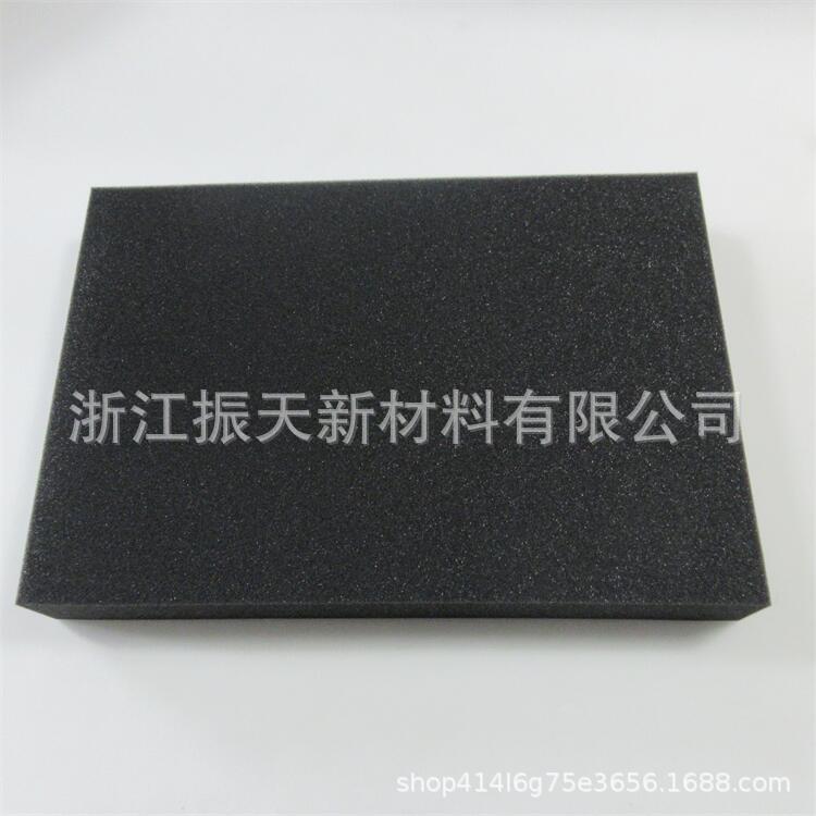 海棉包装黑色PU海绵内衬防撞海棉包装防震海棉内托