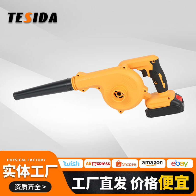 Cross-Border Multifunctional Brushless Hair Dryer Foreign Trade Household Handheld Wireless High-Power Lithium Battery Powerful Hair Dryer Wholesale