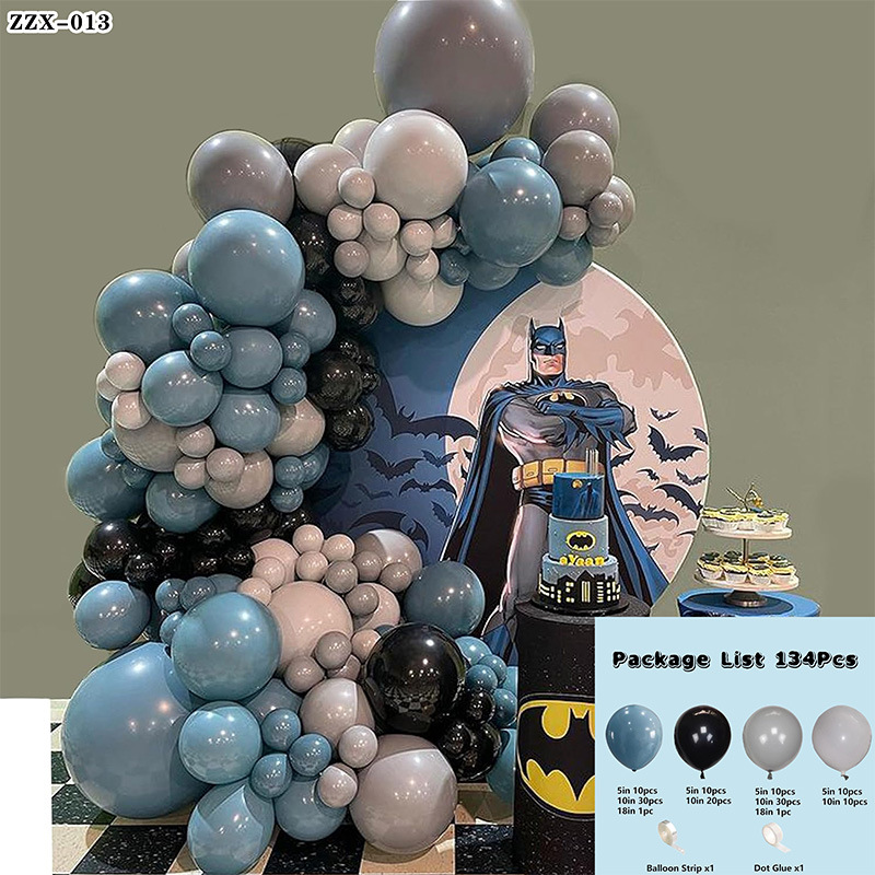 Marvel tema traje de globo Capitán América Iron Man Spider-Man bebé decoración de la fiesta de cumpleaños