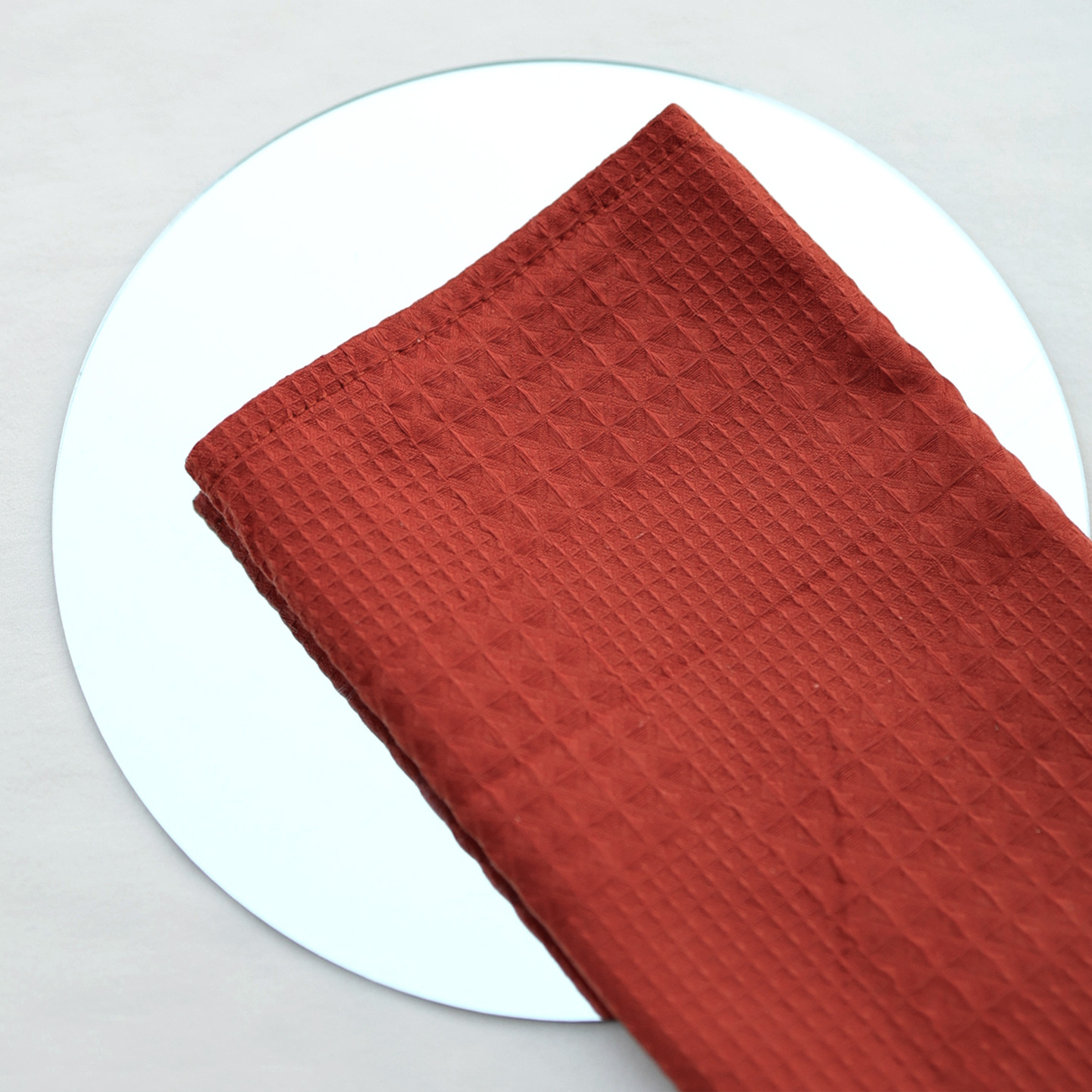 Servillas 100% algodón waffle placas de flores de Navidad hotel de limpieza de tazas de decoración servillas lujosas