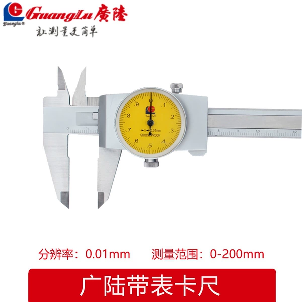 Closed metal cover belt watch 0-200mm0.01