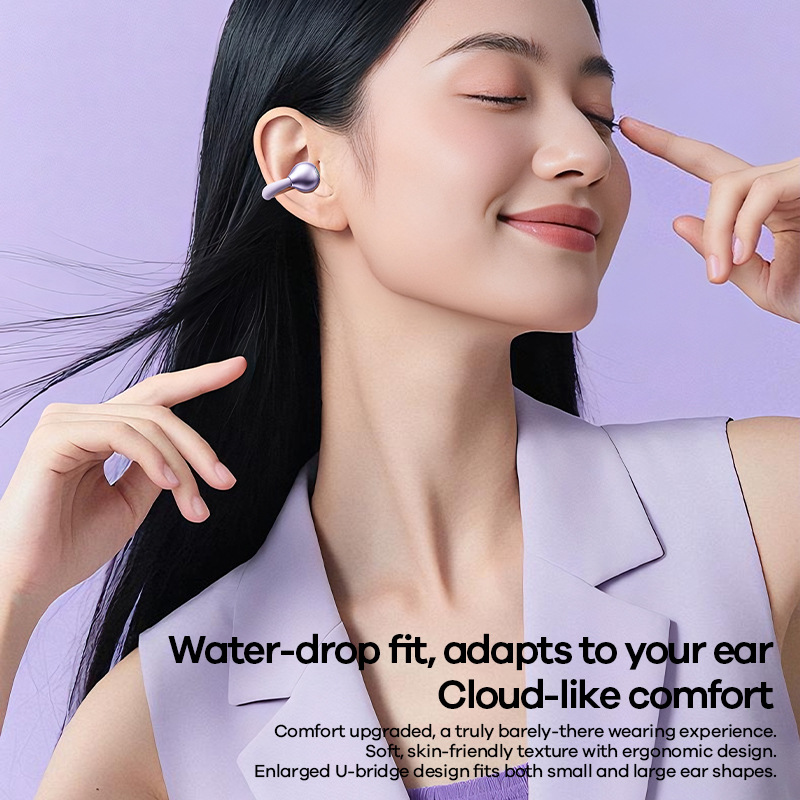 REMAX offene Ohrbügel Bluetooth-Kopfhörer mit KI-intelligenter Übersetzung OWS True Wireless Ohrhörer ohne Ohrstöpsel W29AI