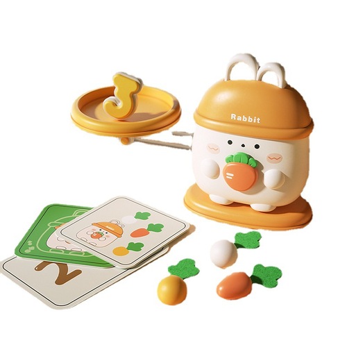【】Children’s Cartoon Pulling Carrots and Balance Puzzle Early Education Thinking Training Mathematics Balance Parent-child Interaction