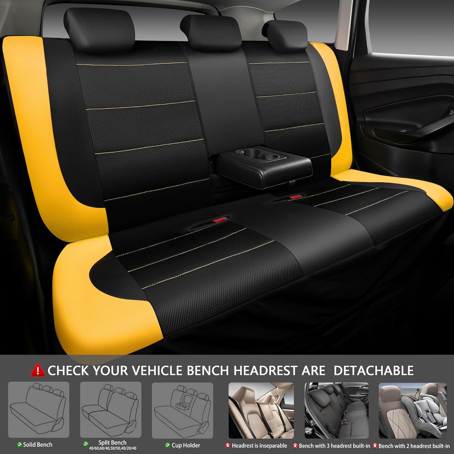 Cross-Border Pu Leather Universal Car Seat Cover Sandwich Leather Temu Amazon Meike Multi Factory Direct Sales