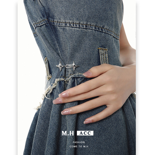 Star sash female wholesale metal cool breeze hip-hop punk waist tie simple versatile trendy cool waist accessory new style