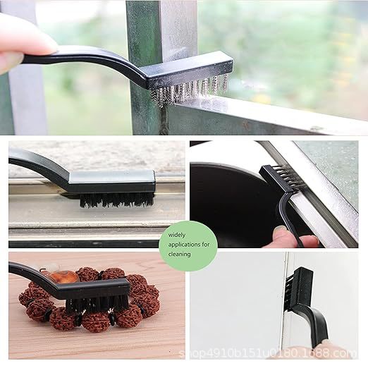 Kitchen Stove Brush Gas Stove Brush Strong Decontamination Brush Rust Removal Polishing Range Hood Cleaning Brush