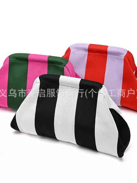 2026 New Style Straw Woven Shoulder Bag, Handmade Woven Underarm Bag, Trendy Fashion Women's Bag, Cross-Border Hot-Selling Clutch Bag