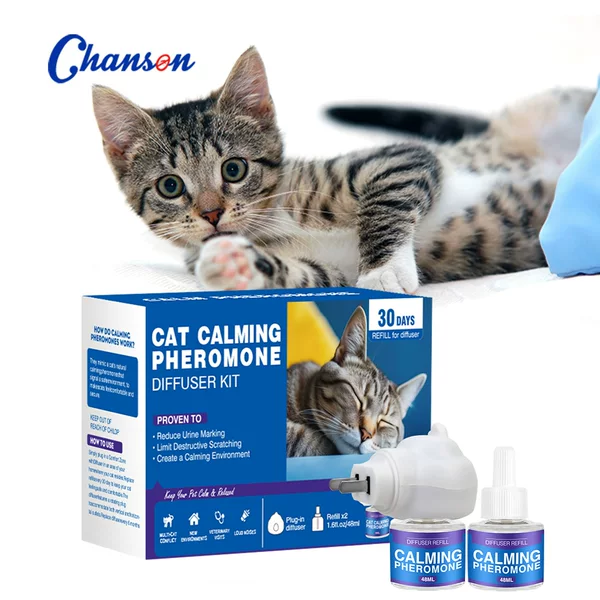 Cat Town Pheromone Calming Pet Pheromone Emotional Soothing Liquid Anti-Stress Calming Diffuser