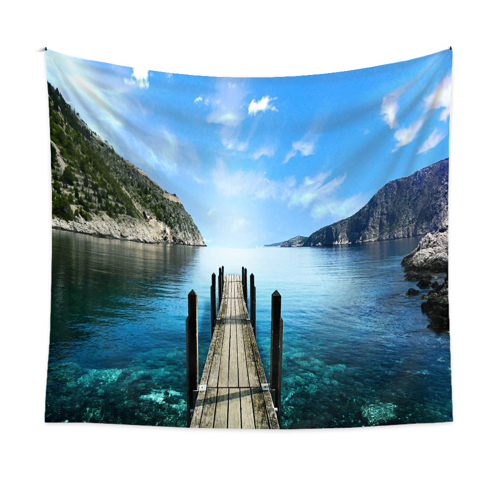 Bohemian Scenery Painting Wall Decoration Cloth Tapestry Wholesale Nihaojewelry display picture 140