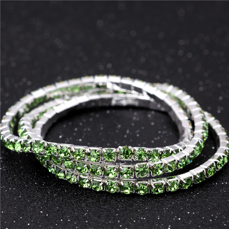 Simple Style Geometric Crystal Rhinestone Gem Bracelets display picture 15