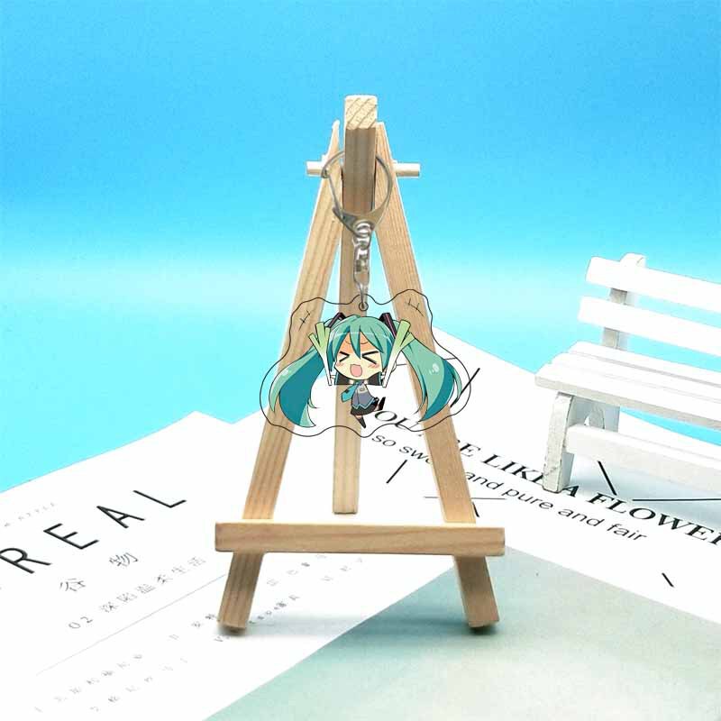 初音未来 miku花初音雪初音学生 动漫二次元周边亚克力钥匙扣挂件|undefined