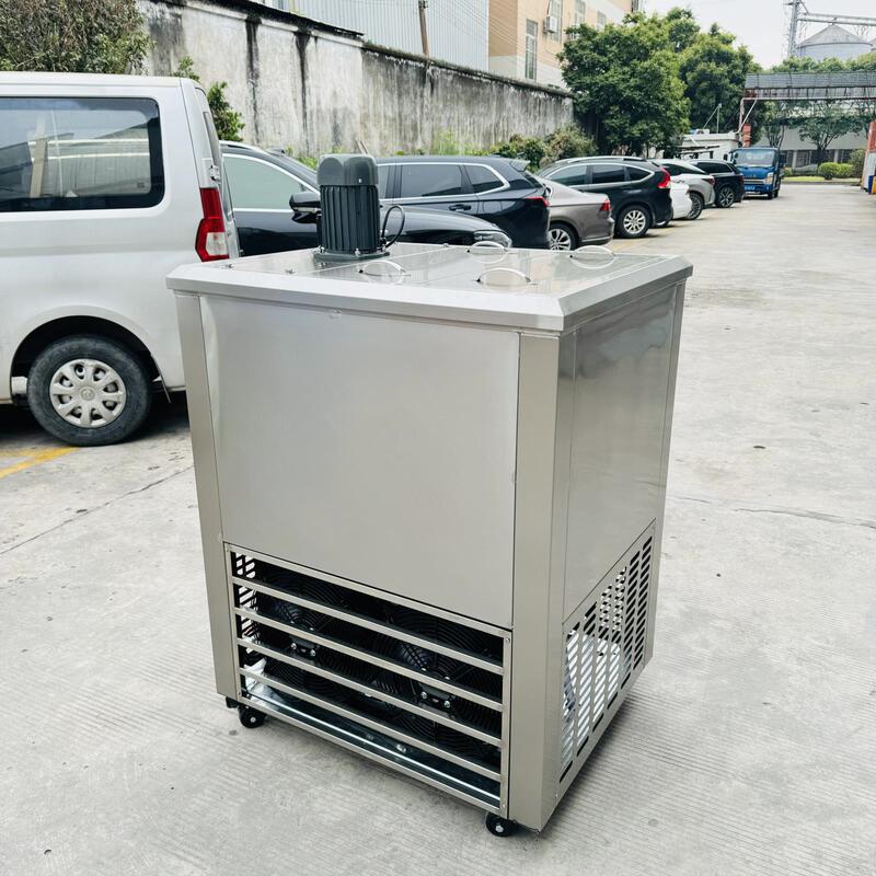 Factory Direct Sales Nissan 350kg Small Ice Brick Machine Construction Site Tunnel Pig Farm Cooling Ice Strip Ice Machine