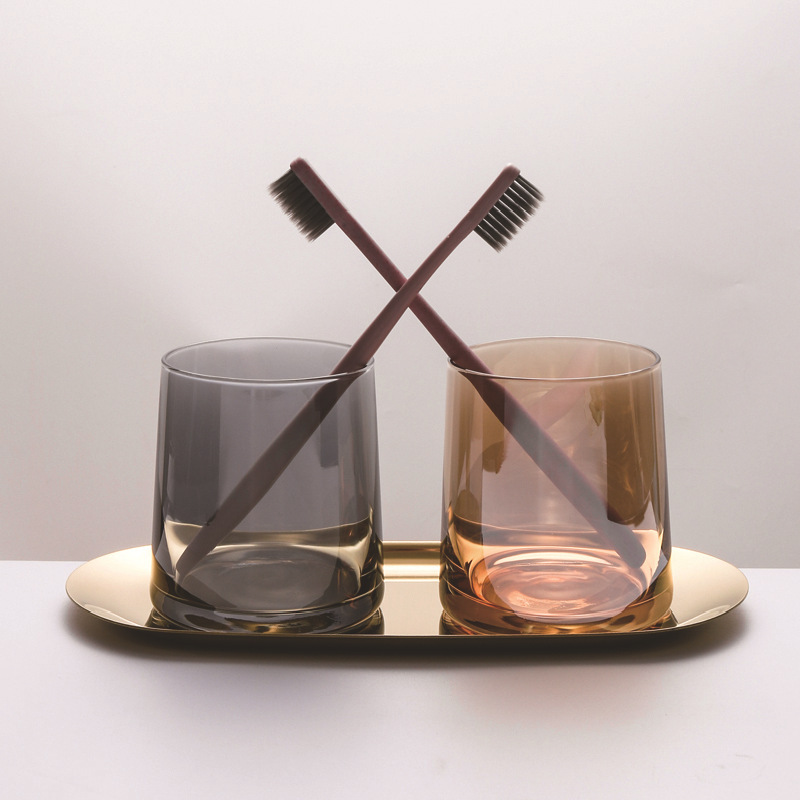 Hotel Gargle Cup Glass Simple Toothbrush Cup Set Household Couple Toothbrush Cup Toothwash Cup ins Style Hotel Gargle Cup Glass Simple Toothbrush Cup Set Household Couple Toothbrush Cup Toothwash Cup ins Style