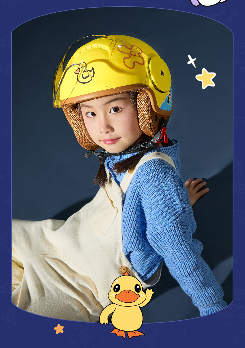 New national standard 3C certification children's cartoon autumn and winter helmet motorcycle helmet children's four seasons electric car helmet