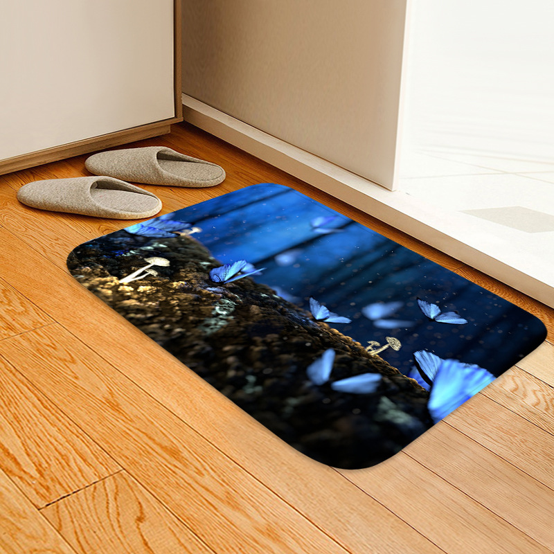 跨境电商新款地垫  家用入户门口地毯门垫厨房卫生间吸水脚垫