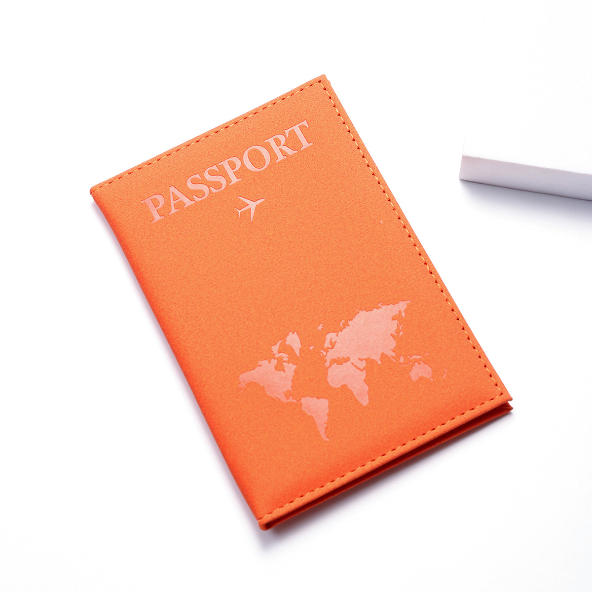 multi color map passport bag travel document bag passport holder passport protective cover couple passport bag_voghion.com