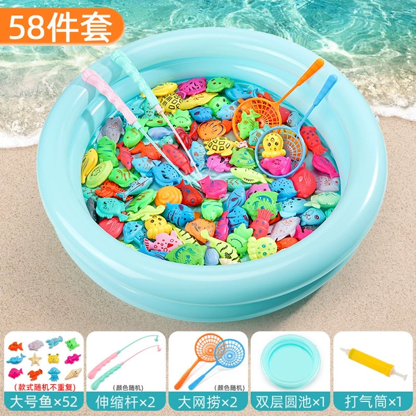 Telescopic set, air pump, 58 pieces