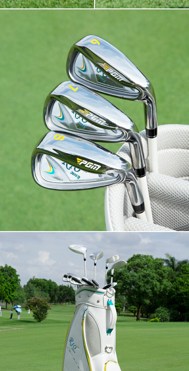 Bộ gậy đánh golf nữ PGM RIO II 11 gậy (4 gậy gỗ + 6 gậy sắt + 1 gậy putter) kèm túi đựng — 11 Gói bóng tiêu chuẩn [Trục thép], 11 Câu lạc bộ, túi bóng tiêu chuẩn [trục carbon], Gói bóng tiêu chuẩn 9 gậy [Trục thép], 9 gậy túi bóng tiêu chuẩn [trục carbon] chi tiết 6