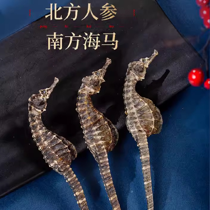 精选线纹海马干货一公一母配对中药材饮片海马泡酒药材儿童长高汤|undefined
