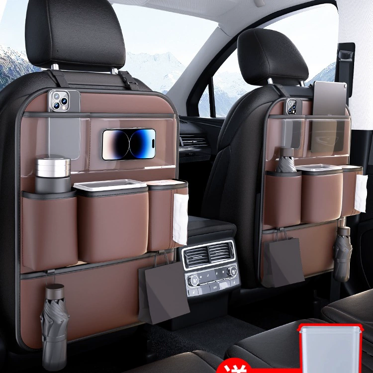 Бесплатная доставка, сумка для хранения автомобиля, подвесная сумка для хранения на спинке сиденья автомобиля, автомобильный мусорный бак, коробка для салфеток, стеллаж для хранения автомобиля