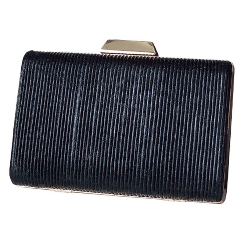 Transfronterizo 2023 nuevo bolso de noche plisado europeo y americano bolso de banquete de alto sentido bolso simple bolso clucth femenino