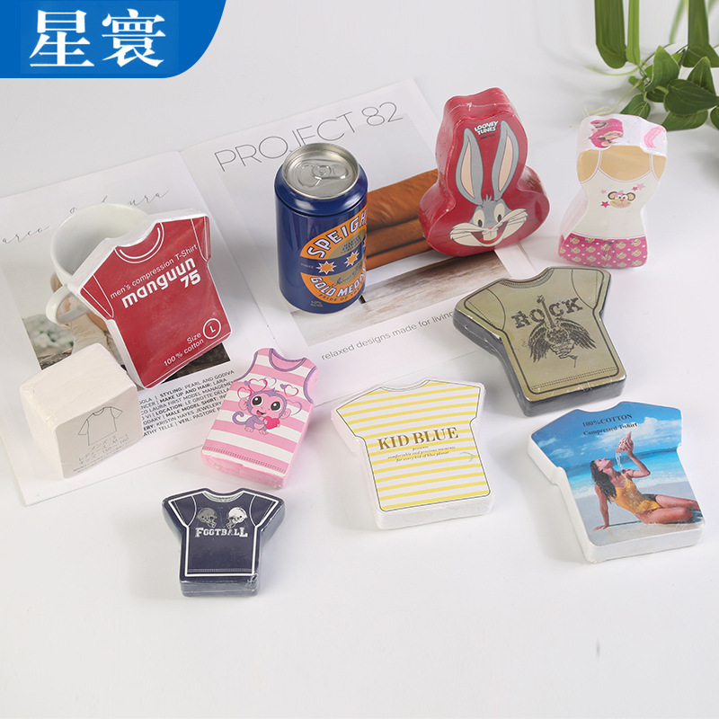 Compression T-shirt compression packaging cultural shirt manufacturers supply multi-color optional in stock wholesale