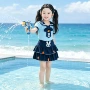 儿童分体夏季女童游泳衣