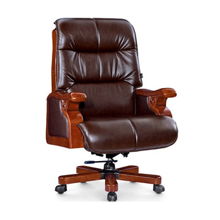 Genuine leather office chair imported first layer cowhide boss chair senior leather manager Chair office computer chair