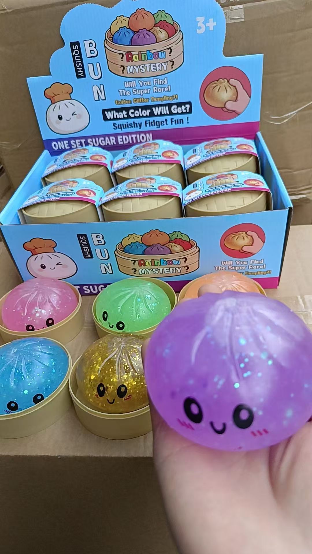 Simulación de pan pellizco pellizco juguete de descompresión Dumpling Squishies juguete pan torcido juguete