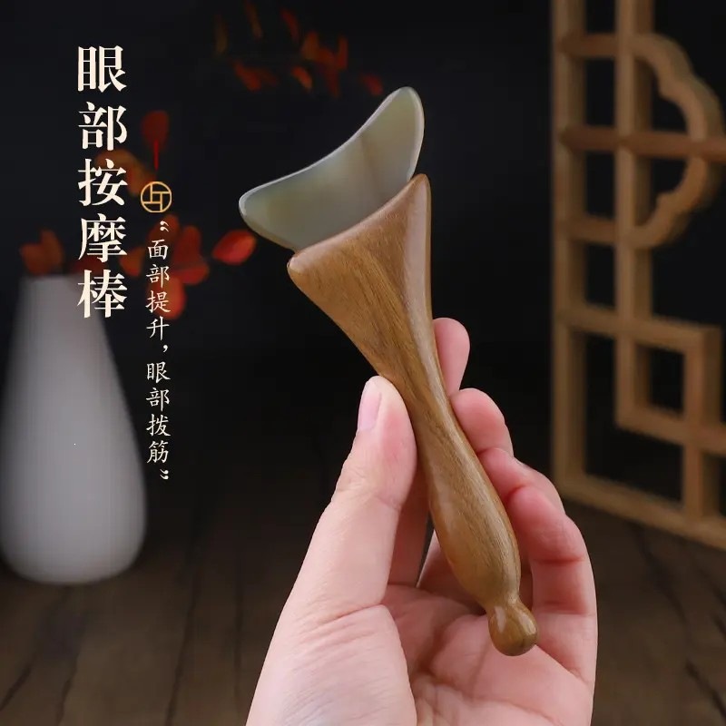 Ox Horn Massage Stick For Eye Area, Beauty Facial Tool, Universal...