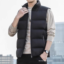 秋冬新款羽绒马甲外穿马夹外套坎肩冬季男士大码保暖无袖背心外套